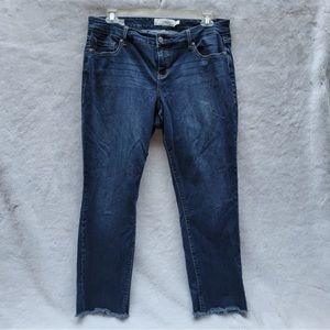 Torrid Boyfriend Jeans Size 16 Raw Hem